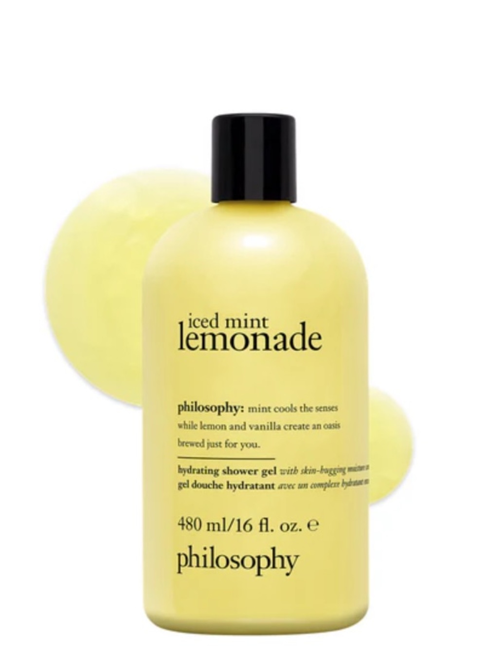 Philosophy Iced Mint Lemonade Vanilla Hydrating 16 oz Bath & Shower Gel
